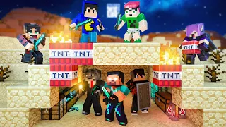 INVADIMOS A BASE DO REZENDE NO MINECRAFT GUERRA! ⚔️