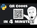 Create QR codes with Python in 4 minutes