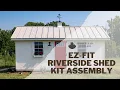 EZ-Fit Riverside Shed Kit 12x20 Assembly