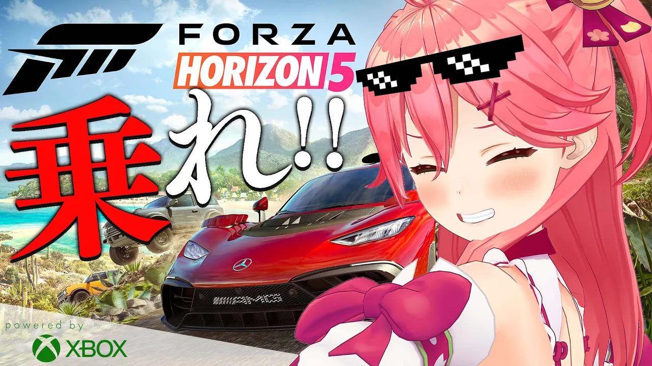 【 Forza Horizon 5 】はじめてのForzaでオープンワールドを走りまくるぜぇぇぇ！にぇ！?✨【ホロライブ/さくらみこ】