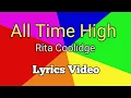 ALL TIME HIGH - Rita Coolidge (Lyrics Video)