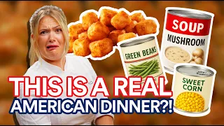 I Tried Another Weird American Potato Dish Tater Tot Hot Dish  I Tried Another Weird American Potato Dish Tater Tot Hot Dish