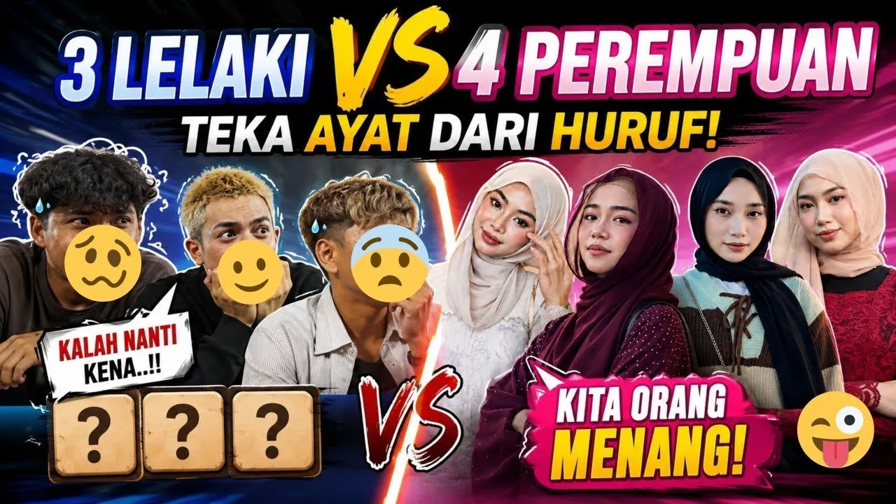 TEKA AYAT DARI HURUF!! OTAK SIAPA LAGI LAJU?!