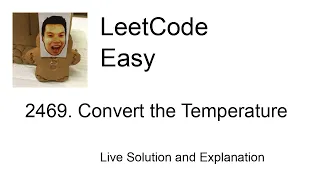 2469 Convert the Temperature Leetcode Easy