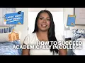 Three Tips YOU Can Use to Succeed Academically in College