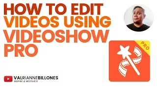 how to edit videos using videoshow pro
