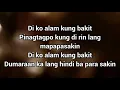 Di Na Bale - Mark Carpio (Lyrics)