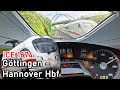 ICE-race met 230 km/u | ICE 1674 Göttingen–Hannover | Meereizen in de ICE-cabine