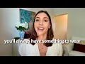 The simple wardrobe rule that reduced my decision fatigue MAKE OUTFIT STYLING EASY