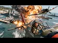 Lagu Epic war film: pilot with secret intel under relentless attack by enemy fighters