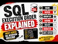 SQL Execution Order Explained Most Asked SQL Interview Question GetPlaced Hindi