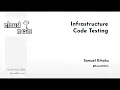 CloudNein 2020 Samuel Kihahu - Infrastructure Code Testing