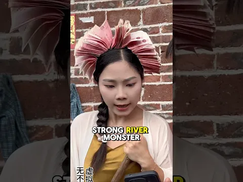 A delicate woman has actually captured the ferocious water monster!