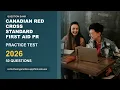 Canadian Red Cross Standard First Aid Pr Practice Test 2026 50 Questions and Answers Exam Prep