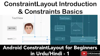 Android ConstraintLayout-1 ConstraintLayout Introduction Basic Constraints U4Universe