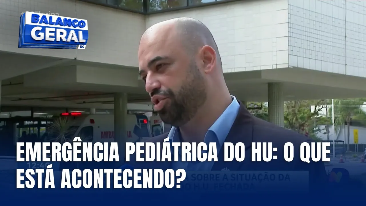 Emergência pediátrica do HU fechada: reitor da UFSC busca soluções