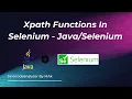 Xpath Functions In Selenium -