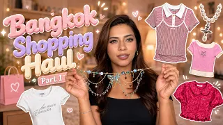 BANGKOK SHOPPING HAUL 🇹🇭 | Everything I Bought in Thailand! Part 1