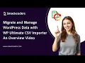 Import Export WordPress Data in Minutes with WP Ultimate CSV Importer