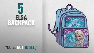 Top 10 Elsa Backpack 2018 Disney Frozen 16 Inch Cargo Backpack