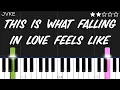 Download Lagu JVKE - this is what falling in love feels like | EASY Piano Tutorial