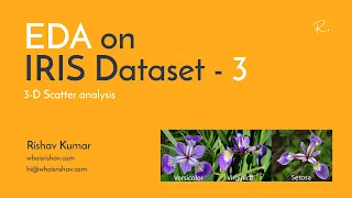 Exploratory Data Analysis on IRIS Dataset - 3 3-D Analysis