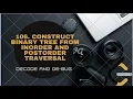 LEETCODE JAVA 106 Construct Binary Tree from Inorder and Postorder Traversal