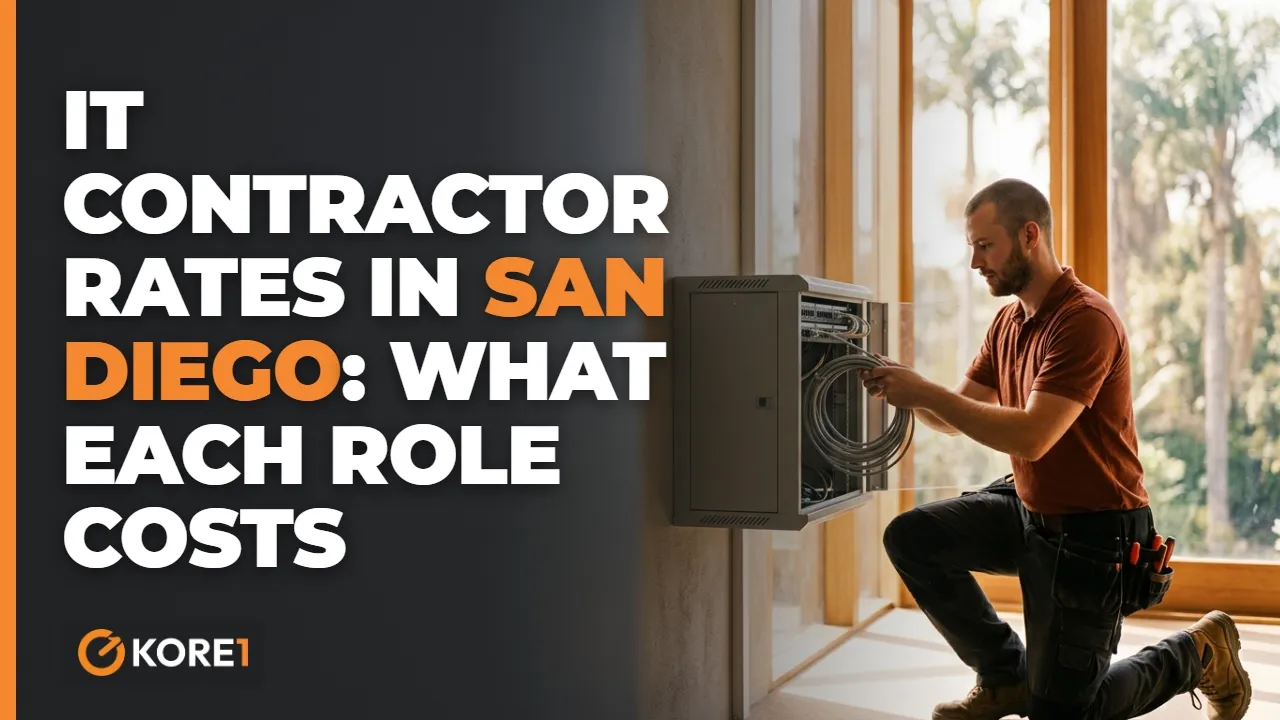 IT Contractor Rates in San Diego: What Each Role Costs video - KORE1