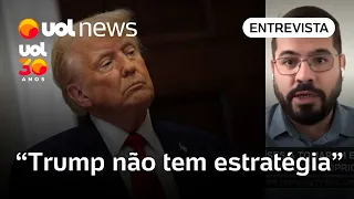 Trump busca saída; Israel e Irã fecham porta e ele não tem aptidão para criar chave, diz professor