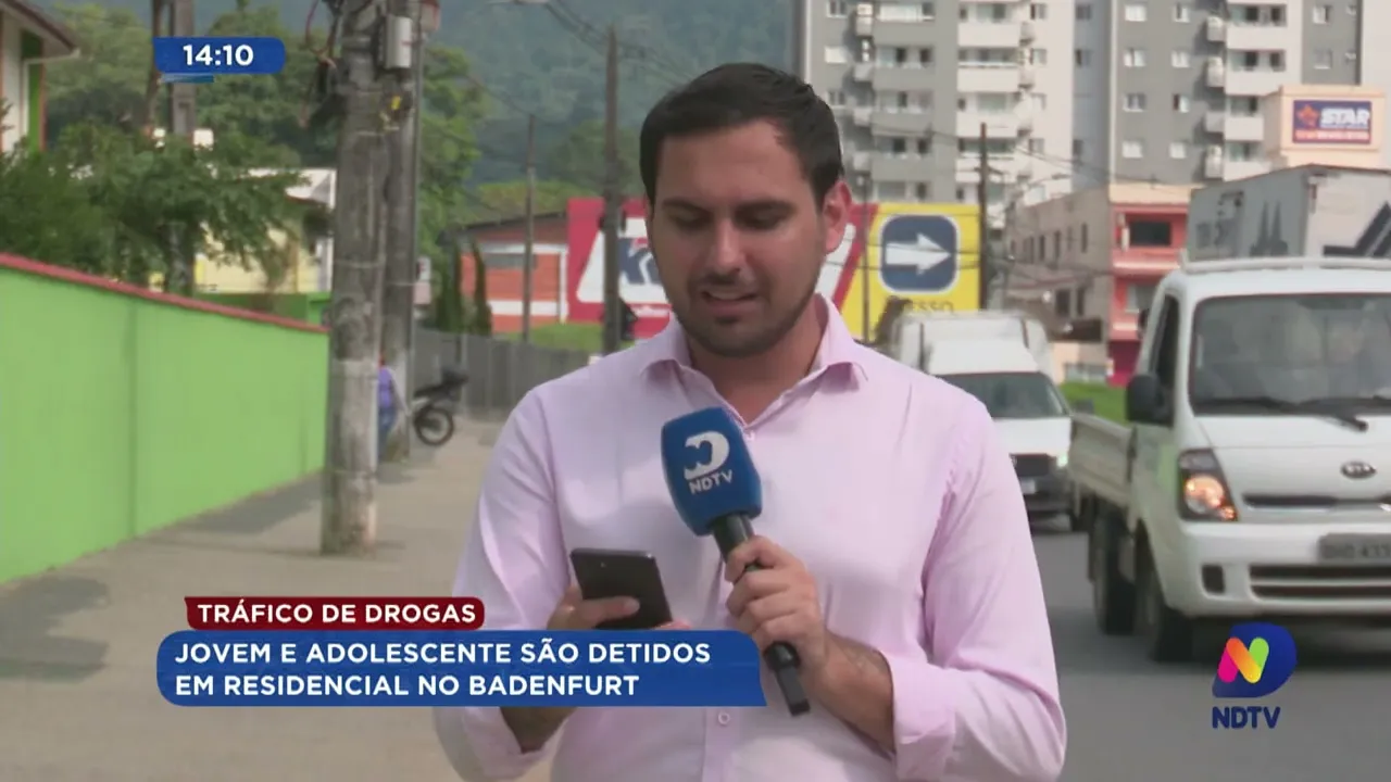 Jovem e adolescente são detidos por tráfico de drogas no Badenfurt