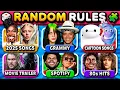 Download Lagu Save One Song: RANDOM Rules #8, Newer Challenging Rules, 6 Songs quiz | Music Quiz