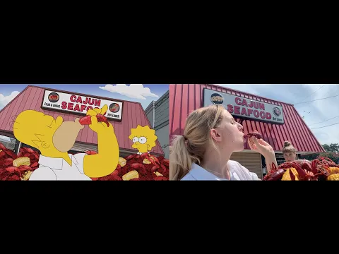 Homer, Katrin a Janine sa najedia v New Orleans