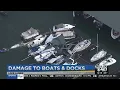 Storms cause major damage to boats docks on Lake Lanier