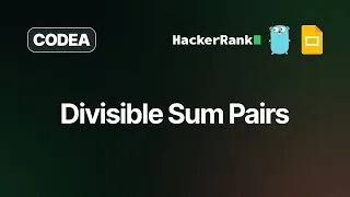 Divisible Sum Pairs HackerRank Solution Golang