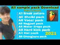 Lagu all sample pack download link 2021 Vishnu k Studio hard kick vocal pack break pack