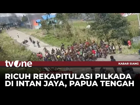 Rekapitulasi Pilkada di Papua Tengah Ricuh, 3 Rumah Warga Dibakar