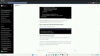 how to run python script on apache server ubuntu
