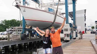 SPLASHED! Our Destination? Sailing North until it gets cold!  – Sailing Vessel Delos Ep. 291