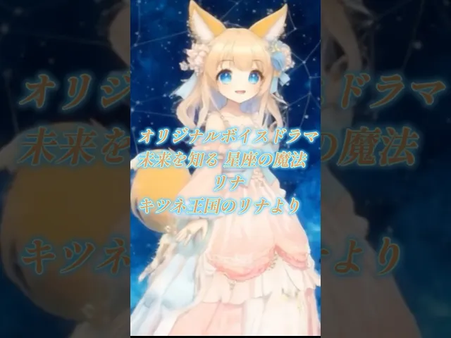 キツネ王国のリナ ボイスドラマ 未来を知る星座の魔法 リナ 声優になるには 自作アニメ 声優志望