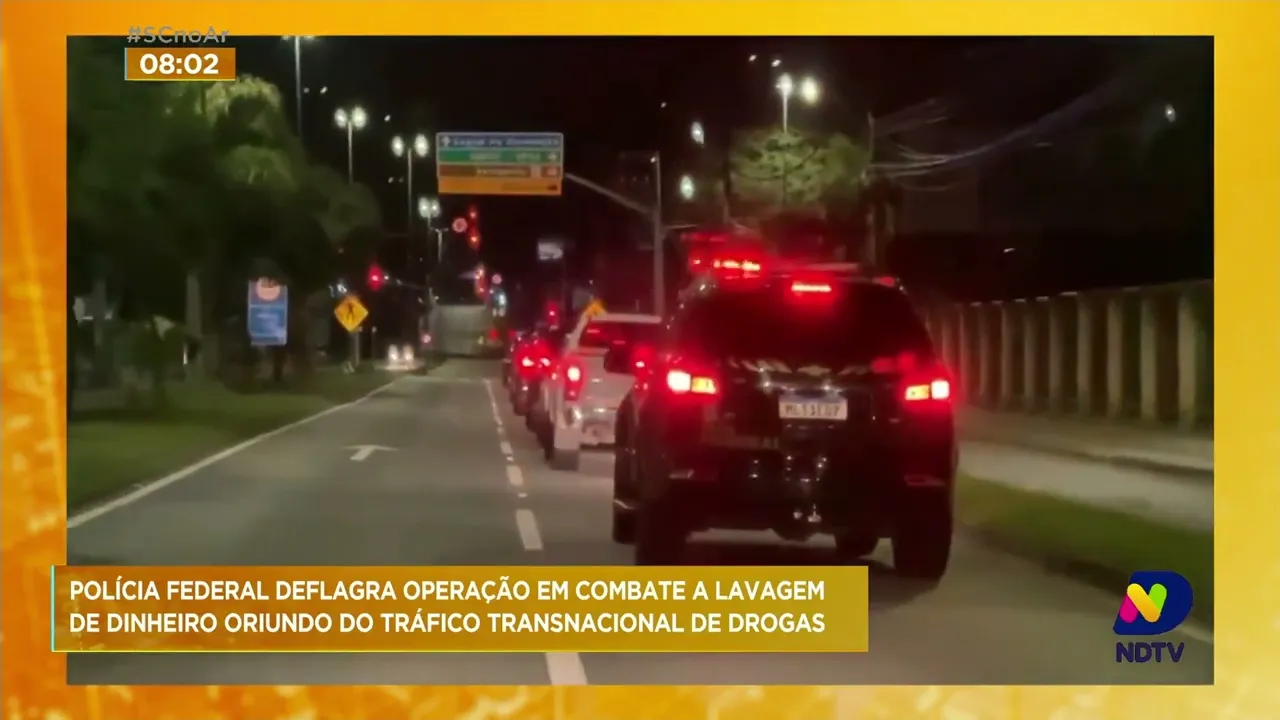 Polícia Federal deflagra operação realizada organização envolvida no tráfico transnacional de drogas
