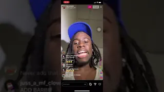 KAI CENAT AND DATBITCHBARBIE IG LIVE FUNNY ASF