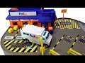 Hot Wheels FedEx World Service Center Playset - Unboxing and Demonstration