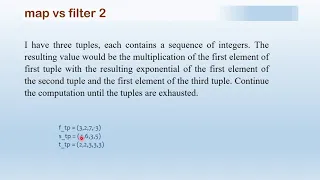 Python Higher-Order Functions map vs filter