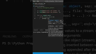 Hollow rectangle Rectangular Pattern Program Python Code Code Short
