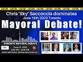 Chris Sky Saccoccia Dominates Toronto Mayoral Debate