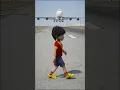 Download Lagu Shiva Cartoon Accidently Came During Airplane Landing | Grand Theft Auto V #shorts #plane
