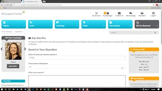 Compli HR Support Center Overview
