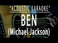 Download Lagu Ben - Michael Jackson (Acoustic karaoke)