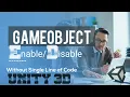 Gameobject or SetActive true SetActive false on OnClick of Button in UNITY 3d