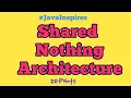 20 Points - Shared Nothing Architecture Java Inspires